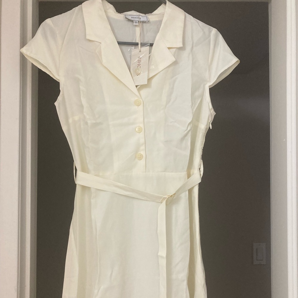 Button Down Midi Dress